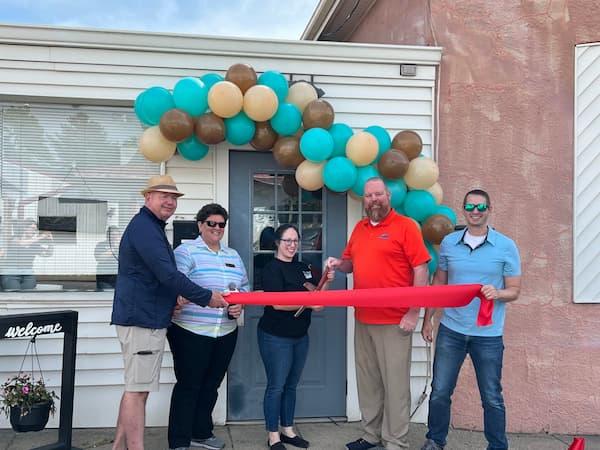 Main street board games ribbon cutting