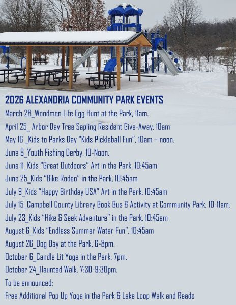 2026 Tentative Park Events