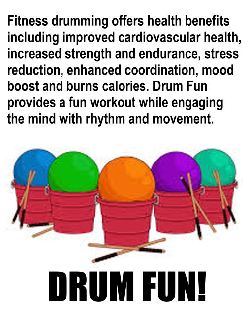 Drum Fun, Friday 9:15-10:00am