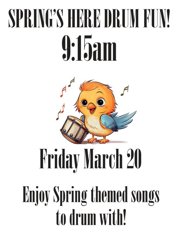 Spring Themed Drum Fun