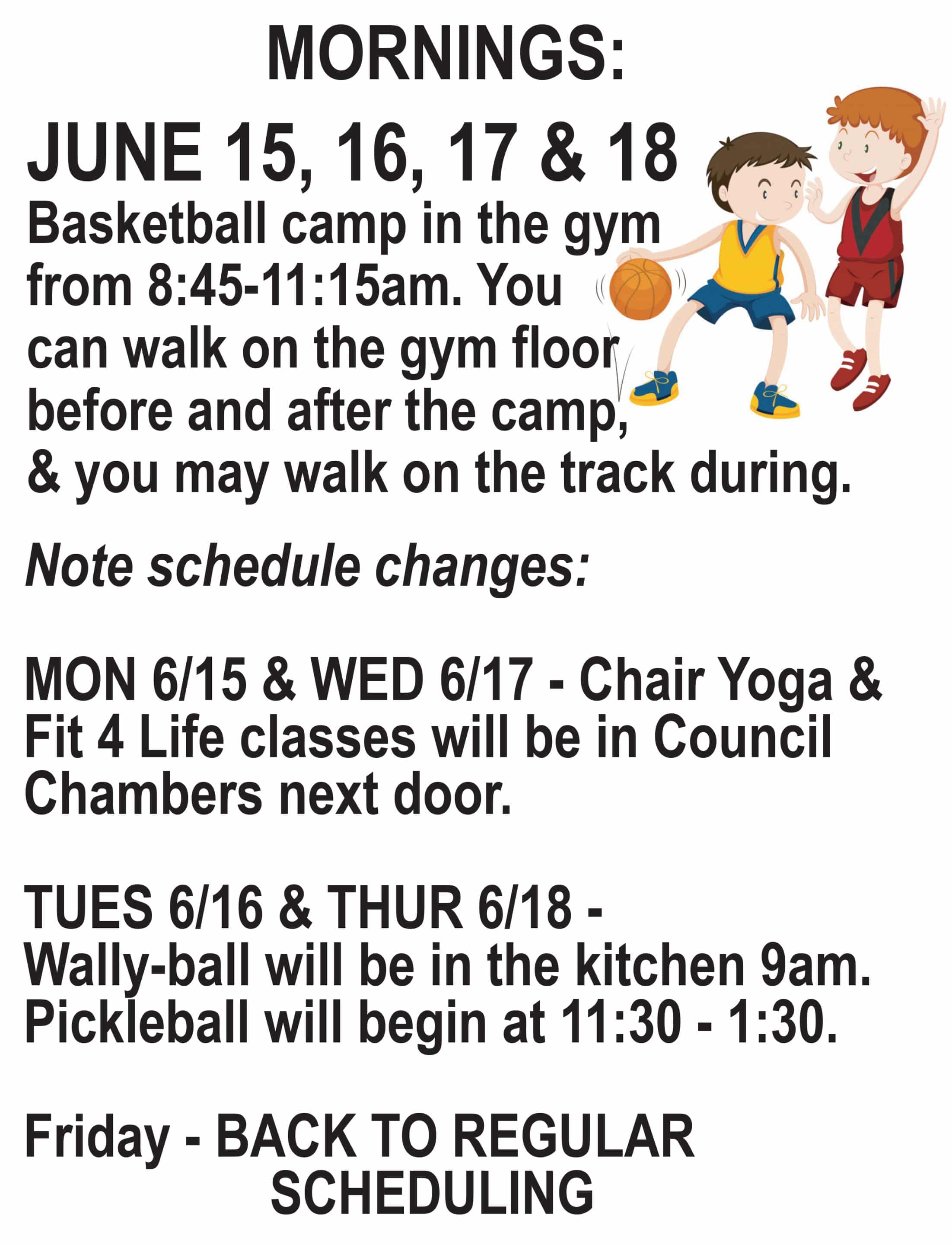 Kid’s Basketball Camp