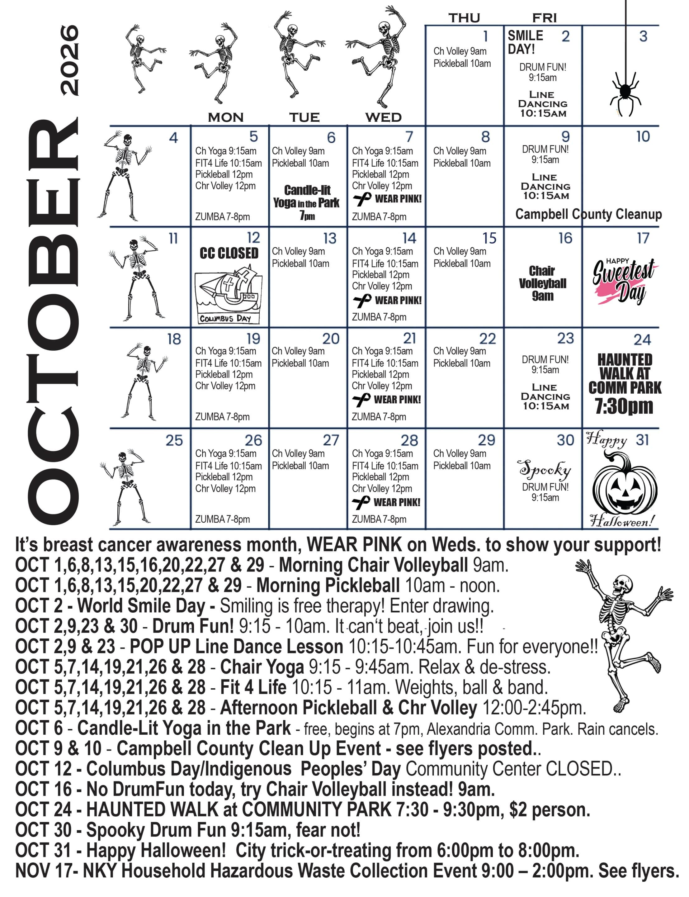 October 2026 Calendar